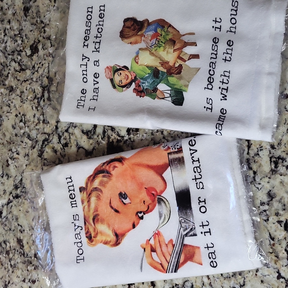 Funny Retro Kitchen Towels (2)